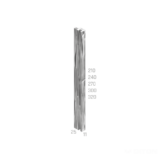 QUICK WALL WOOD - SLOUPEK DĚLENÝ ROHOVÝ 120 DUB