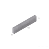 OBRUBNÍK CHODNÍKOVÝ 100 / 10 / 20