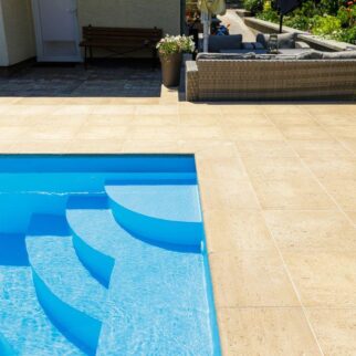 BAZÉNOVÝ LEM PŘÍMÝ - TRAVERTIN ELEGANCE