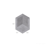 OPĚRNÁ STĚNA L VNĚJŠÍ ROHOVÁ 60