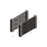 PRODLUŽOVACÍ SET 90 (KE ZVÝŠENÉMU ZÁHONU 90)